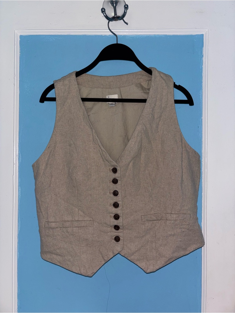 Linen vest
